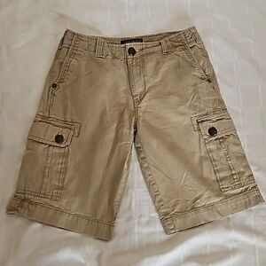 Guess Men's Cargo Khaki Cotton Shorts Size 31